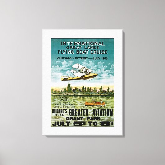 Great Lakes Flying Boat - L Leinwanddruck (Vorderseite)