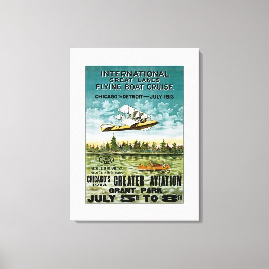 Great Lakes Flying Boat Leinwanddruck (Vorderseite)