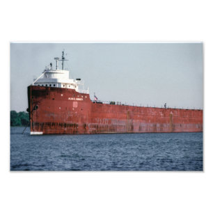 Great Lakes Frachter Alva C. Dinkey Fotodruck