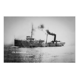 Great Lakes-Frachter Glencairn Fotodruck