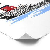 Great Lakes Fraighter Tom M. Girdler Republik Poster (Ecke)