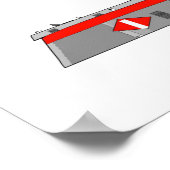 Great Lakes Freighter Edward L. Ryerson History Poster (Ecke)