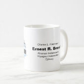 Great Lakes Freighter Ernest R. Breech Kaffeetasse (VorderseiteRechts)