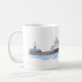 Great Lakes Freighter Ernest R. Breech Kaffeetasse (Links)