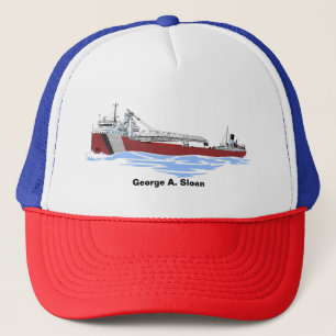 Great Lakes Freighter George A. Sloan Key GLF Truckerkappe