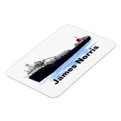 Great Lakes Freighter James Norris Magnet (Linke Seite)