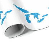 Great Lakes Geschenkpapier (Rolleneckpunkt)