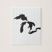Great Lakes Gewohnheits-Illustration Puzzle (Vertikal)