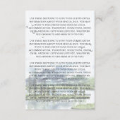 Great Lakes Guest Information Card Begleitkarte (Rückseite)