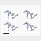 Great Lakes - Indigene - Michigan Stickers (Blatt)