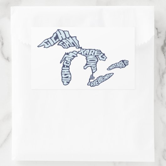 Great Lakes - Indigene - Michigan Stickers (Tasche)
