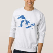 Great Lakes Men's Crew-Neck Sweatshirt (Vorderseite)