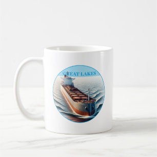 Great Lakes Ore Freighter Kaffeetasse