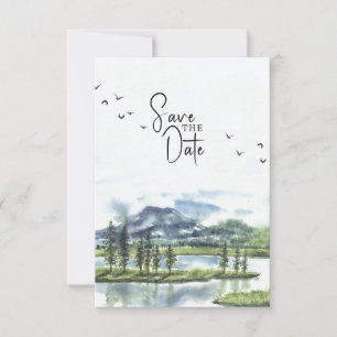 Great Lakes Save the Date Karte