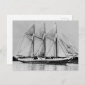Great Lakes schooner Oliver H. Perry Postkarte (Vorne/Hinten)