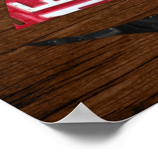 Great Lakes Staat Sailboat Gerecycelt Lizenzschild Poster (Ecke)