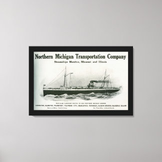 Great Lakes Steamship Co. Ludington Michigan Leinwanddruck