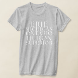 Great Lakes T-Shirt Michigan Seen T - Shirt