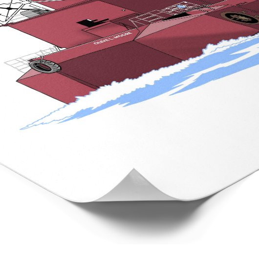 Great Lakes tug Olive L. Moore (K&K) Poster (Ecke)