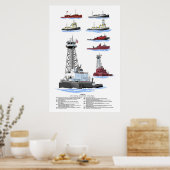 Great Lakes Tug Olive L'Arte Poster (Küche)