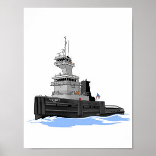 Great Lakes Tug Sieger Original-Konfiguration Poster
