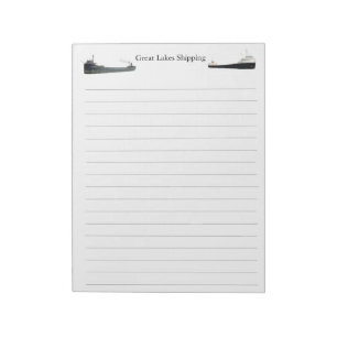 Great Lakes Versand 8" x 11,5"Notizblock Notizblock
