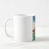 Great Lakes Vintage Reiseplakat. Kaffeetasse (Links)