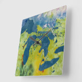 Great Lakes Wall Clock Quadratische Wanduhr (Winkel)