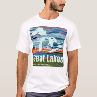 Great Lakes Wearable Art Sonnenaufgang über der Ge T-Shirt