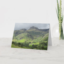 Great Langdale Valley, Lake District, England Karte