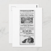 Great London Circus Advertising Postkarte (Vorne/Hinten)