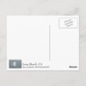 Great Long Beach Whale Postcard! Postkarte (Rückseite)