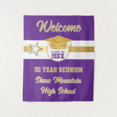 Great Look! 50 Year Class Reunion Tapestry Wandteppich (Vorderseite)