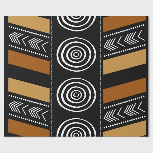 Great looking African Wrapping Paper Geschenkpapier (Flach)