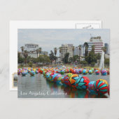 Great Los Angeles/MacArthur Park Postcard! Postkarte (Vorne/Hinten)