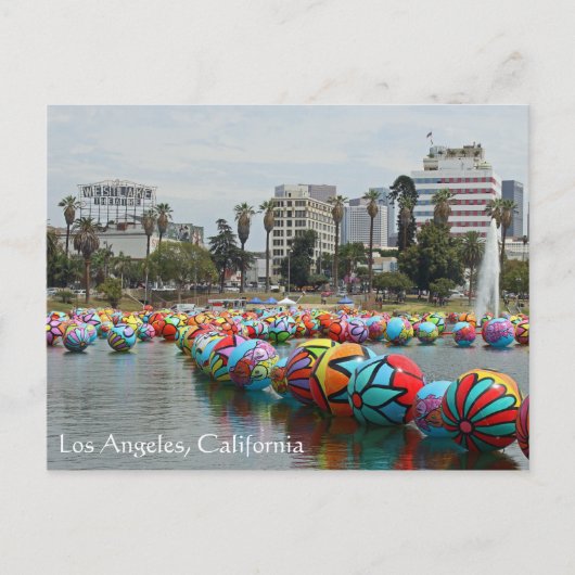 Great Los Angeles/MacArthur Park Postcard! Postkarte (Vorderseite)