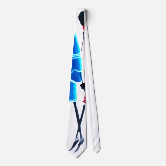 Great Maasai Hakuna Matata Designer Vintage Krawat Krawatte (Vorderseite)