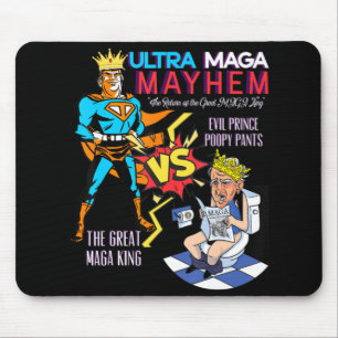 Great MAGA King Donald Trump Biden USA UltrA MAGA Mousepad