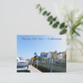 Great Marina del Rey Postcard! Postkarte (Stehend Vorderseite)