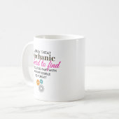 Great Mechanic Personalized Name Gift Kaffeetasse (Vorderseite Links)