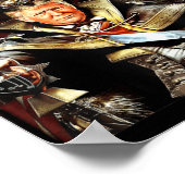 Great Mega King USA Flag Proud Ultra Maga Trump Poster (Ecke)