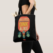 Great Minds Dink Alike Funny Pickleball Tasche (Von Nahem)