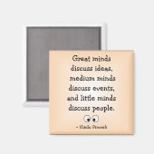 Great Minds Magnet (Vorderseite/Rückseite)
