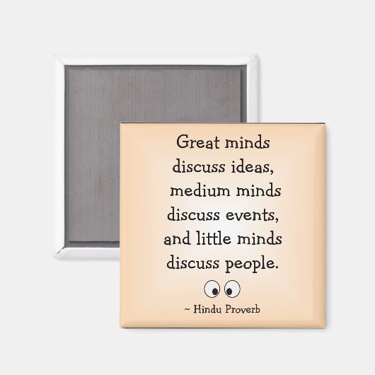 Great Minds Magnet (Vorderseite/Rückseite)