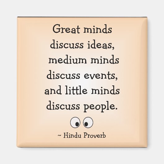 Great Minds Magnet (Vorne)