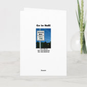 Great Minds Speedy Erholung Grußkarte Karte (Rückseite)