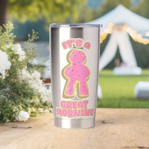 Great Morning Donut Meepe Brettspiel Kunst Thermobecher