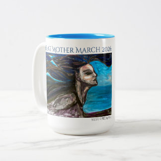 GREAT MOTHER MARCH Mermaid Mug Zweifarbige Tasse