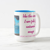 GREAT MOTHER MARCH Mermaid Mug Zweifarbige Tasse (VorderseiteRechts)