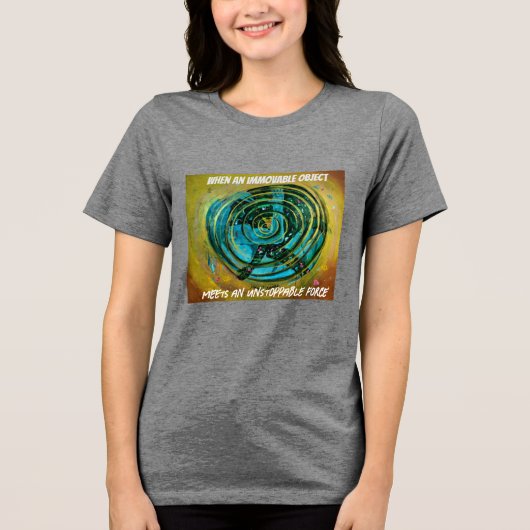 GREAT MOTHER MARCH "Unstoppable" T-Shirt Tri-Blend Shirt (Vorderseite)